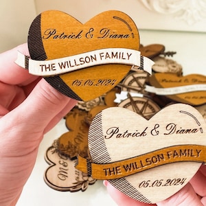 Personalized Name Heart brooch, Custom Wedding Pins, Wedding Favor Brooches, Wedding lapel pin, Wedding Boutonnieres in Bulk, initial pins
