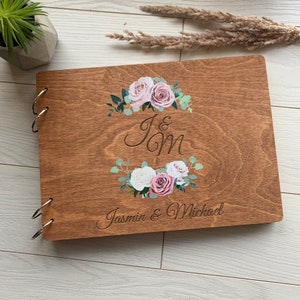 Wedding Guest Book, Wood Guest Book, Guest Book, Photobooth Guestbook, Wooden Guest Book, Personalized Photo Album, Wedding Album, Christmas