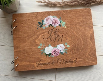 Wedding Guest Book, Wood Guest Book, Guest Book, Photobooth Guestbook, Wooden Guest Book, Personalized Photo Album, Wedding Album, Christmas