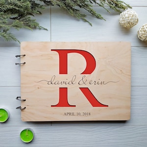 Wedding Guest Book, Wood Guest Book, Guest Book, Photobooth Guestbook, Wooden Guest Book, Personalized Photo Album, Wedding Album