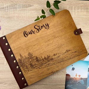 カナダのハイダグワイでの私たちの物語フォトアルバム、パーソナライズされたギフトスクラップブック、私たちの冒険の本、旅行アルバム、記念日、バレンタインデーギフト