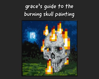 Burning Skull Painting Guide