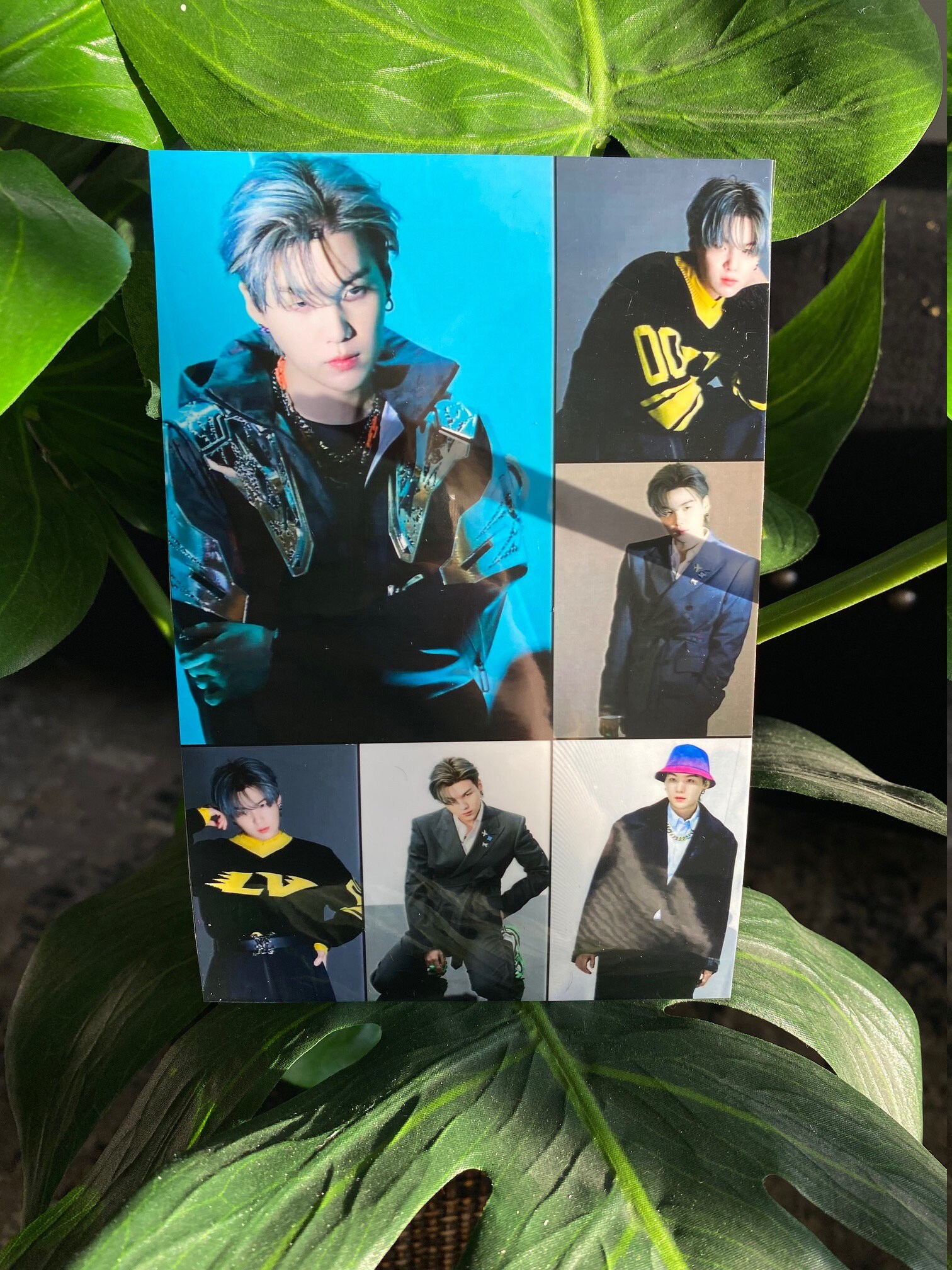 BTS SUGA Min Yoongi Louis Vuitton Photo Shoot Collage Print 