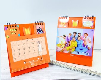 bts 2022 desk calendar bts merchandise army fan etsy