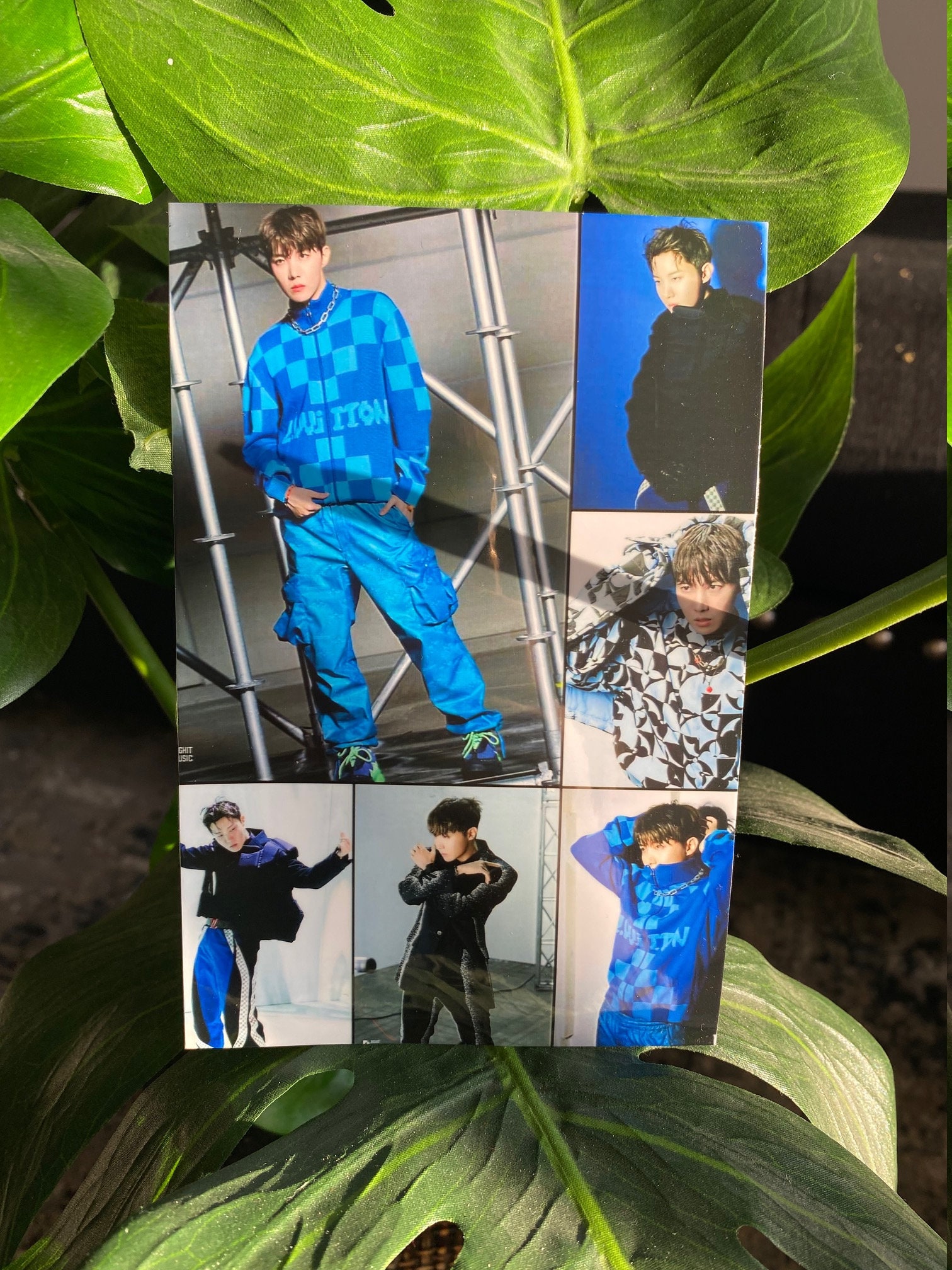 BTS J-HOPE Hobi Louis Vuitton Photo Shoot Collage Print -  Denmark