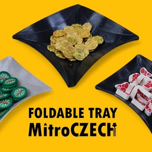 3D Printed Foldable Board Game Trays: PETG Collapsible Bowls