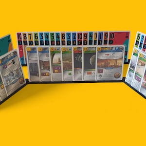 Porte-cartes pliable léger - lot de 8 pcs imprimé sur imprimante 3D