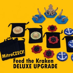 Feed the Kraken - luxe upgrade - 3D-geprinte onderdelen voor je bordspel
