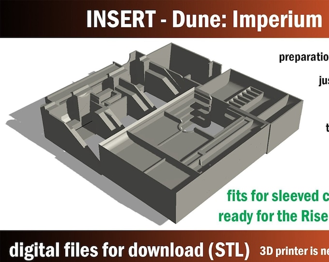 Dune Imperium - game insert / box organizer (DIGITAL DATA only) /Unofficial