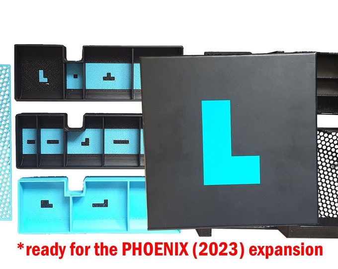 Project L (Kickstarter 2021 version) + Ghost Piece + Finesse + both Ambassador Packs + Phoenix (2023) - physical game insert