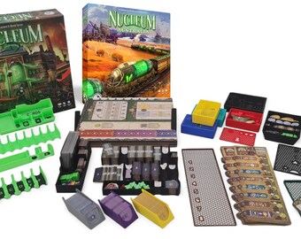 Nucleum + Australia + promos - game insert / box organizer for Nucleum boardgame