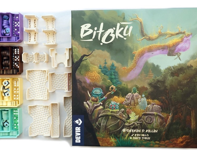 Bitoku + expansion Resutoran insert - organiser for the board game