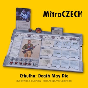 Cthulhu: Death May Die Overlay - 3D gedrucktes Upgrade für dein Brettspiel
