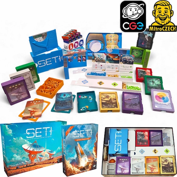 SETI : Recherche d’intelligence extraterrestre + Extension Agences spatiales - Insert imprimé en 3D