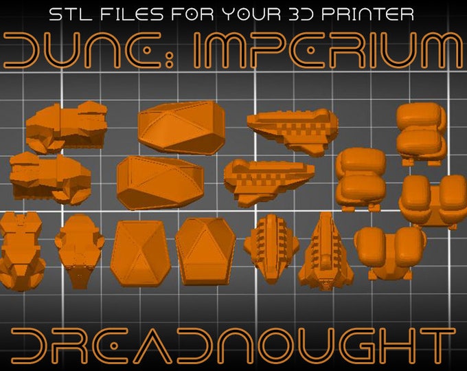 Dune Imperium Dreadnought - STL files for 3D print /Unofficial