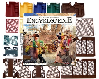 Encyclopedia insert - organiser for the board game