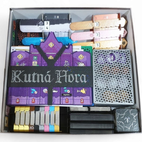 Kutná Hora: The City of Silver - game insert, organizer for boardgame Kutna Hora The City of Silver,