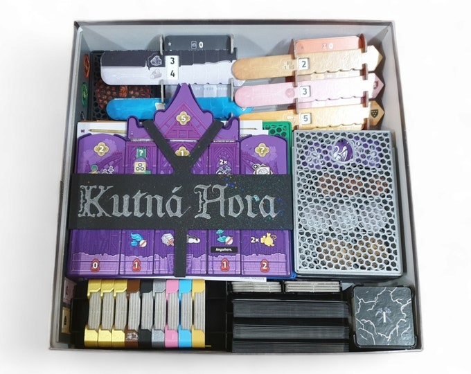 Kutná Hora: The City of Silver - game insert, organizer for boardgame Kutna Hora The City of Silver,