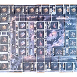 Brass Birmingham Player Board Overlay: 3D Printed PETG Organizer - Set of 4