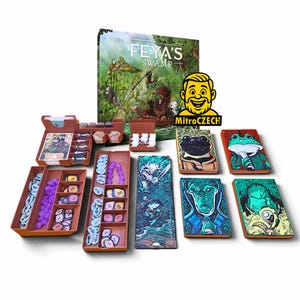 Inserto impreso en 3D del pantano de Feya para juego de mesa