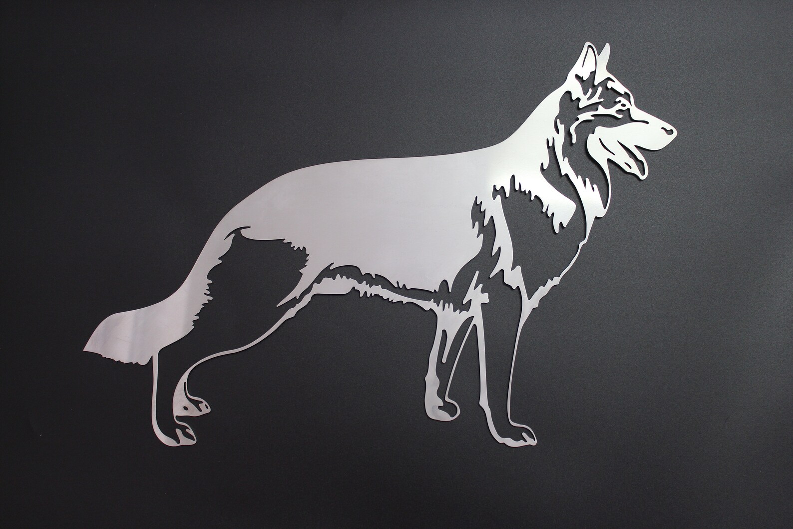 German Shepherd Metal Wall Art Etsy
