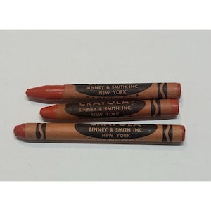 Vintage Torch Red Crayola Crayon - Etsy