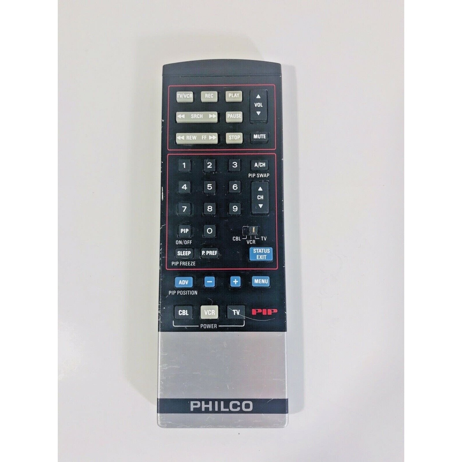 Philco TV VCR CBL Remote Control Original Clean Condition Untested - Etsy