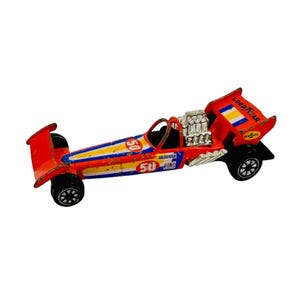 Vintage Kenner Goodyear Dragster Diecast Car No. 50 Missouri License Plate 1980