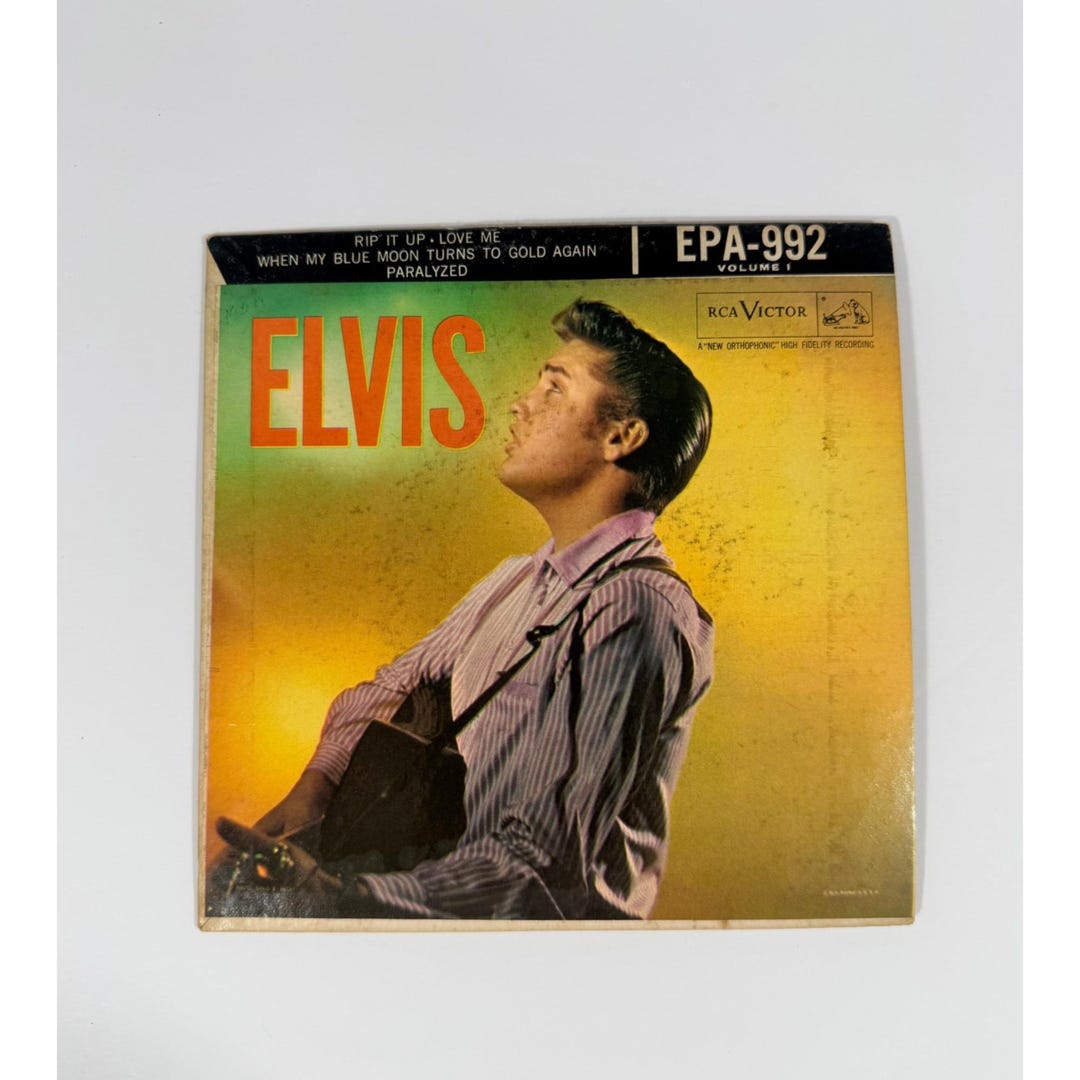 Elvis Presley “elvis” RCA Victor EPA-992 Volume 1 45 RPM Record With ...