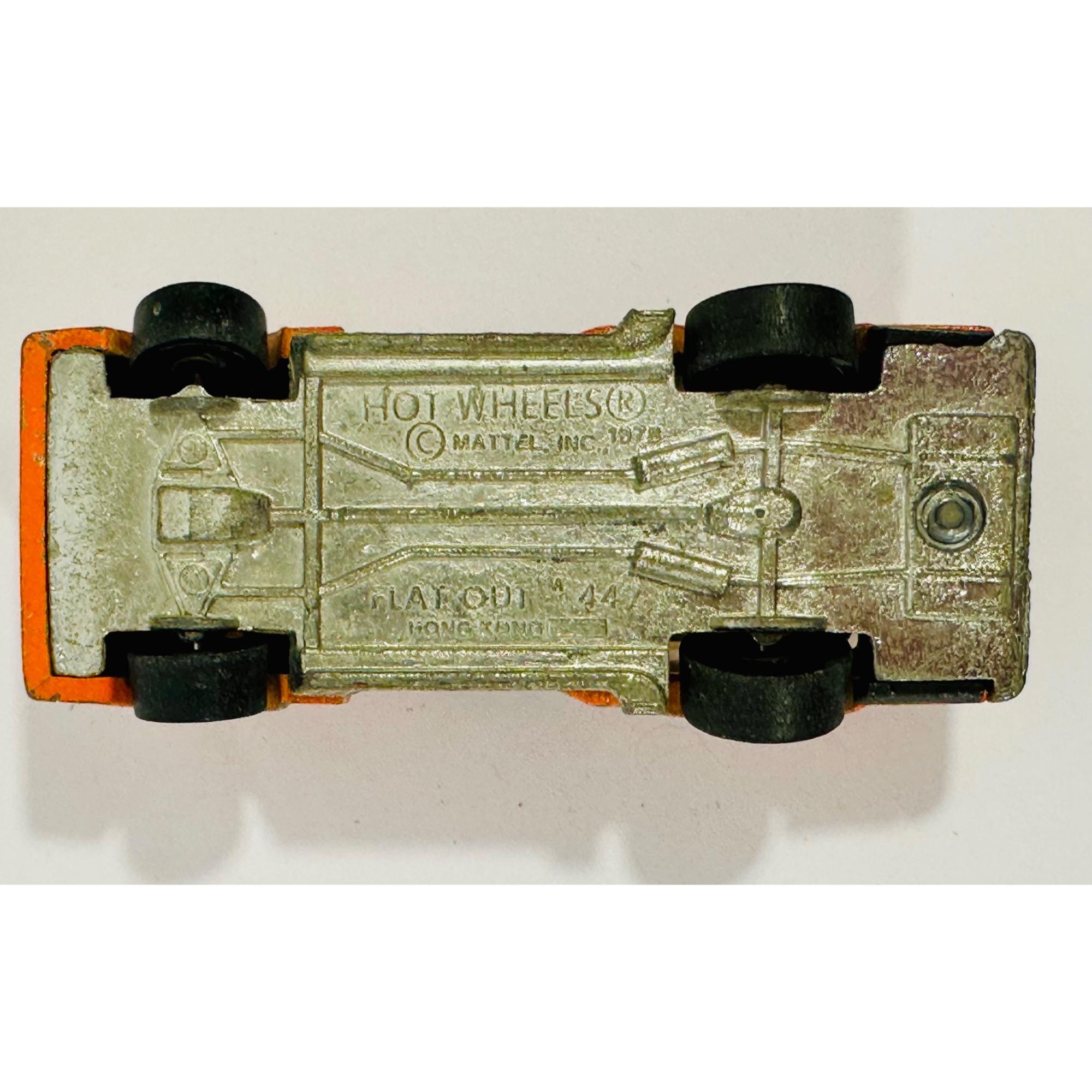 Vintage Hot Wheels 442 Orange Diecast Car With Racing Decals