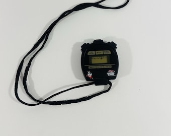 Kelloggs Frosted Flakes Chronograph Watch Cereal Premium Black 1992 Tony Tiger