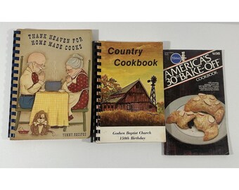 Kochbuch Vintage Spirale Kirche Damen Pillsbury Rezepte Kochen Klassiker Lecker
