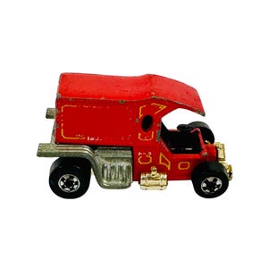 Vintage Hot Wheels Red T Totaller Truck 1976 Die-Cast Toy Car Ford Model T