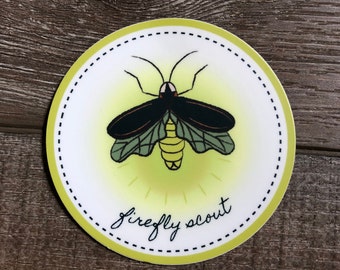 Firefly Scout Badge Sticker - Let Your Light Shine and Embrace a Life That Lights You Up