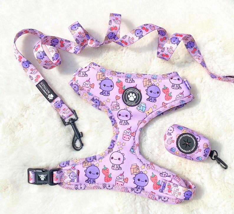 Cute Dog Harness Pawfect Puppy Boutique UK Dog harness set Etsy