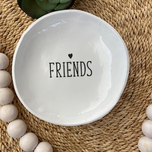 Trinket Dish, Trinket Bowl, Valentines Day Gift, Jewelry Dish, Wedding Gift, Ring Dish, Personalized