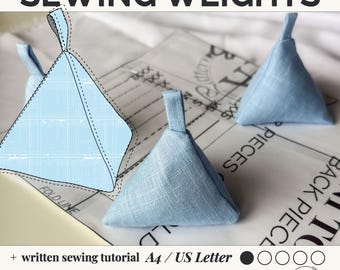 Sewing Weights PDF sewing pattern/ easy to sew / includes clear instructions/ Gift idea / Quick Sewing Project DIY Sewing Crafts