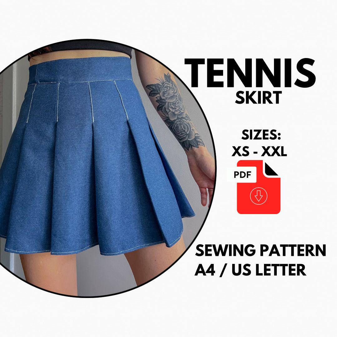 High waisted pleated skirt sewing pattern sales