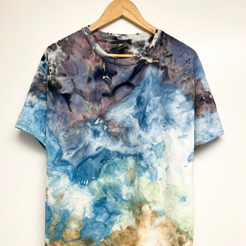 mens tie dye dress shirt