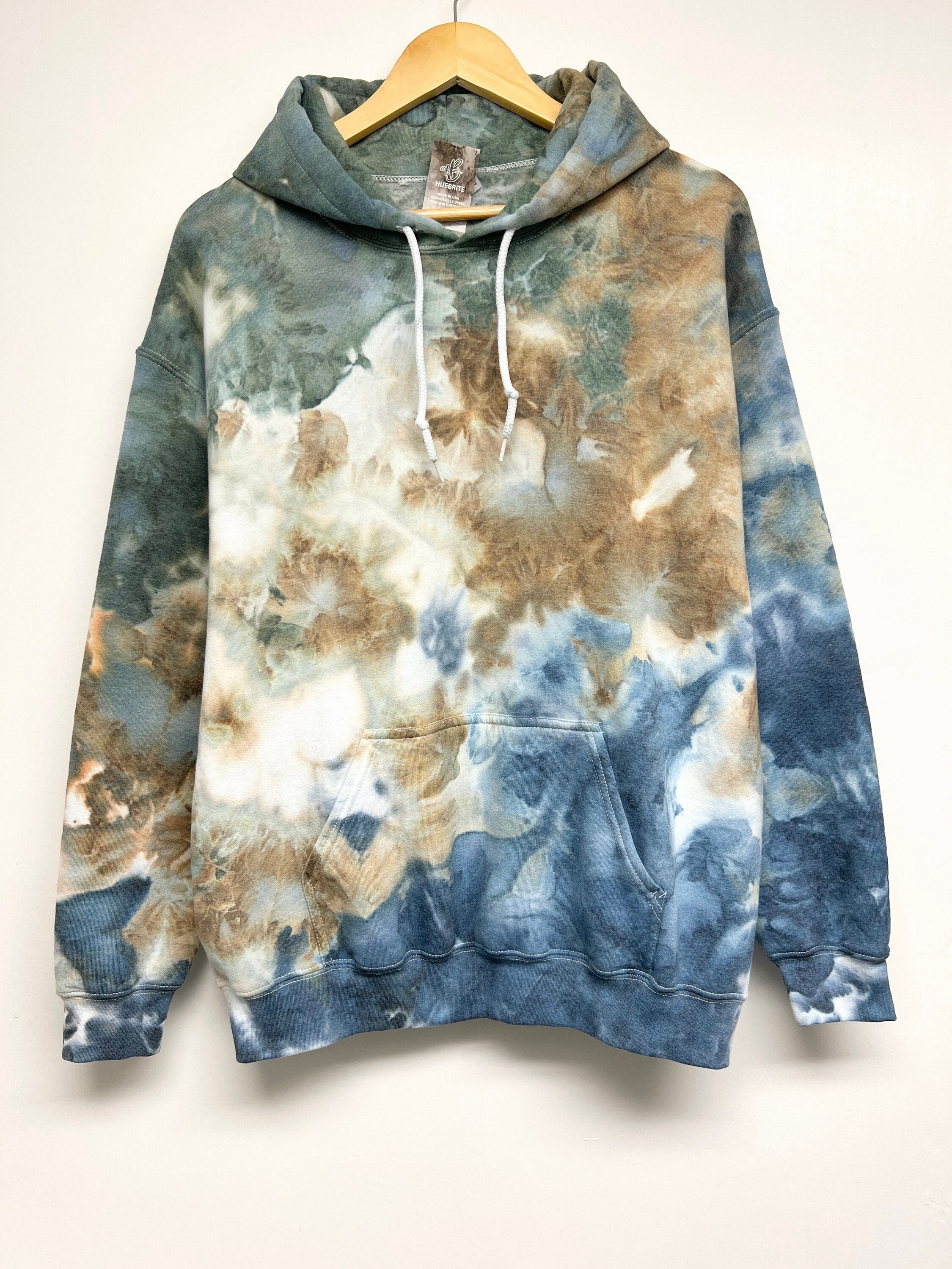 Hooded Pullover Tie Dye Pulli Oversized Sweatshirt Pullover Batik