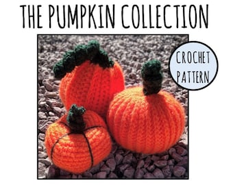 The Crochet Pumpkin Collection: halloween decor crochet pumpkins - Crochet Pattern