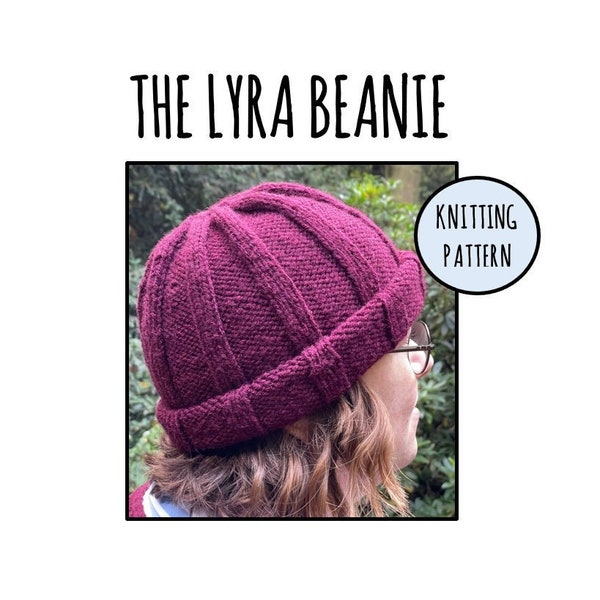 The Lyra Beanie: His Dark Materials; Knitted Hat - Knitting Pattern