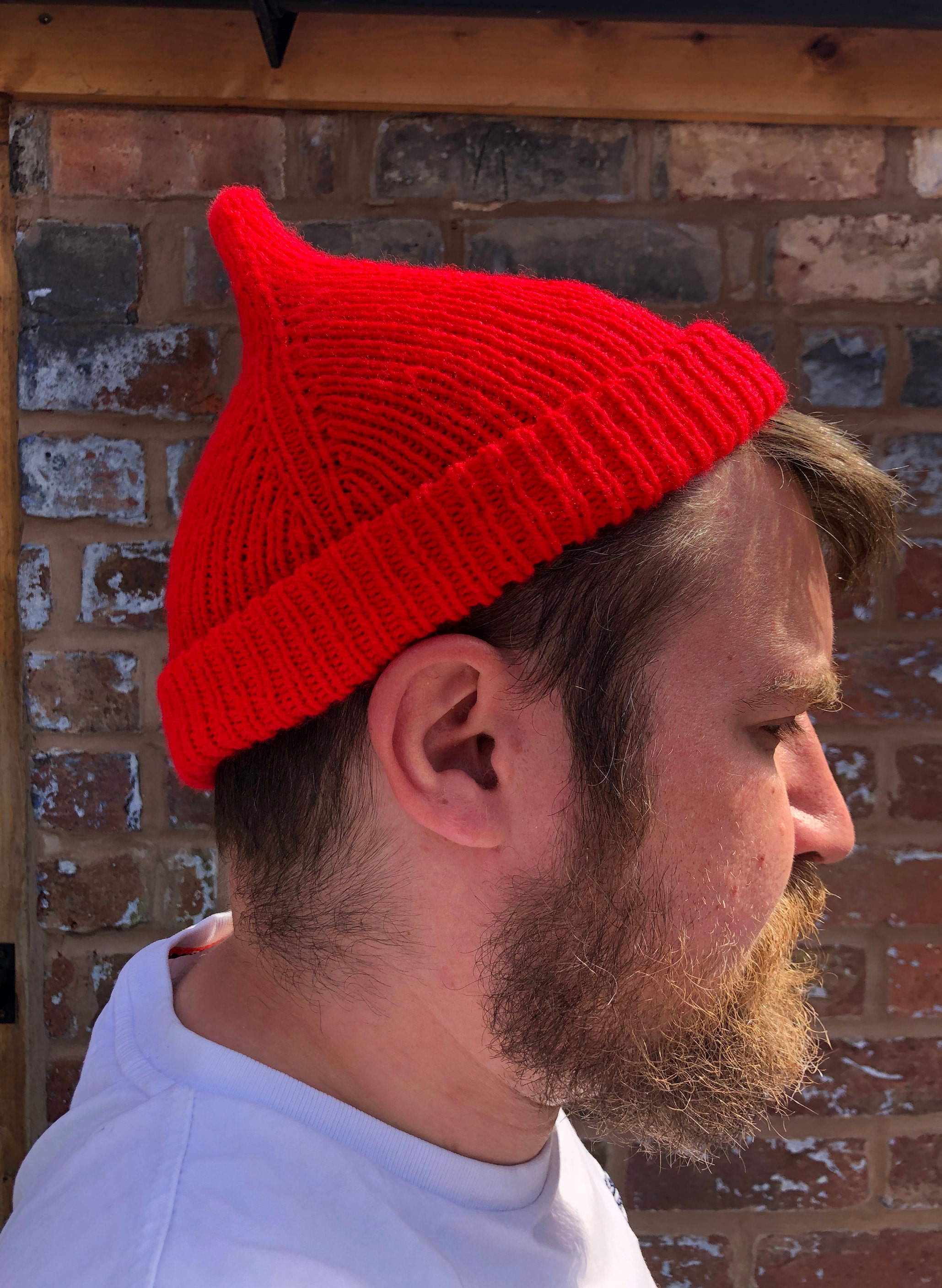 Life Aquatic With Steve Zissou Knit Hat Stop Light Traffic Red Costume  Beanie 