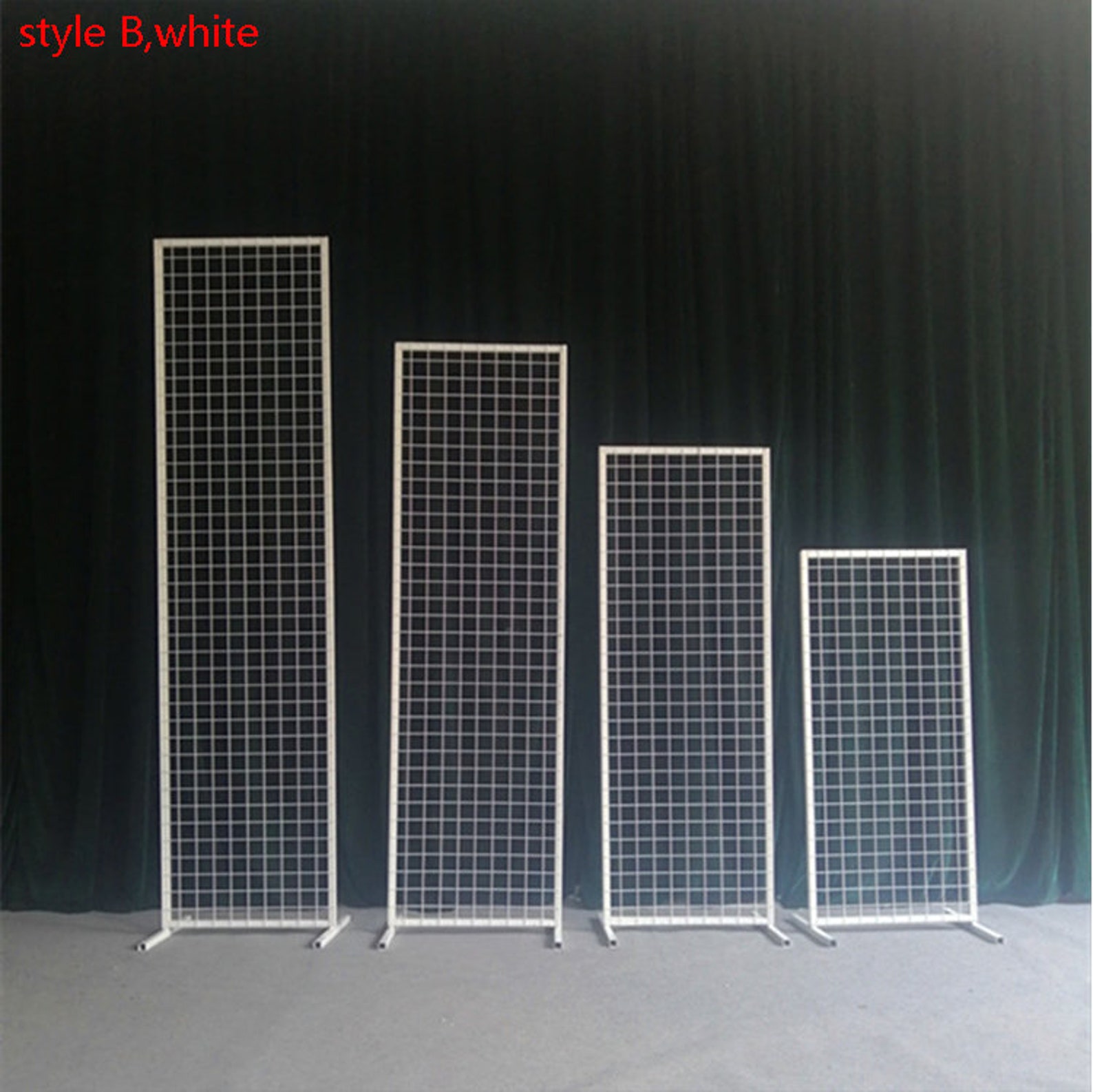 Wedding Floral Grid Stand Swag Rectangular Grid Shelf Etsy