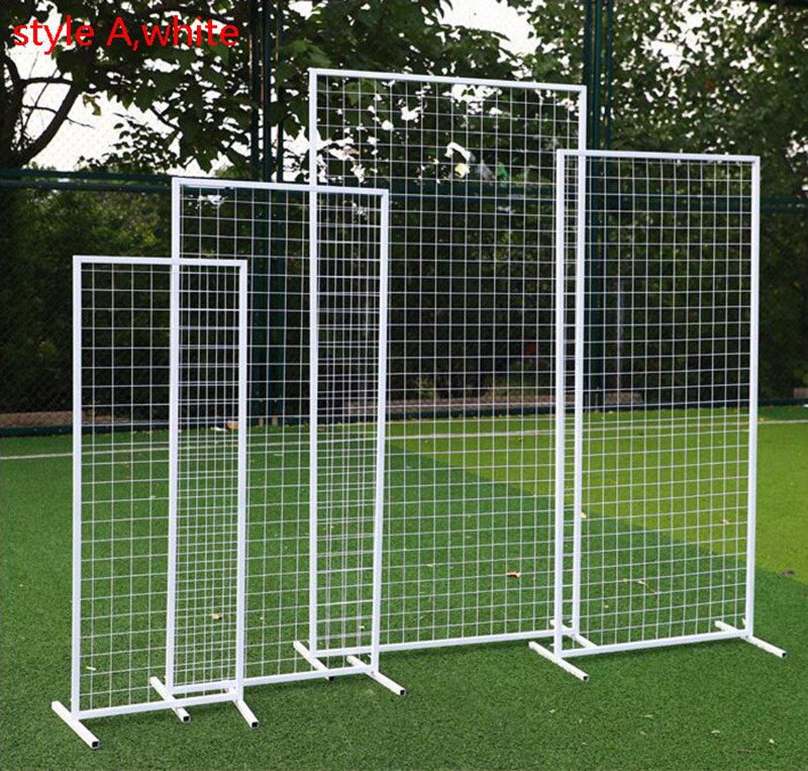 Wedding Floral Grid Stand Swag Rectangular Grid Shelf Etsy