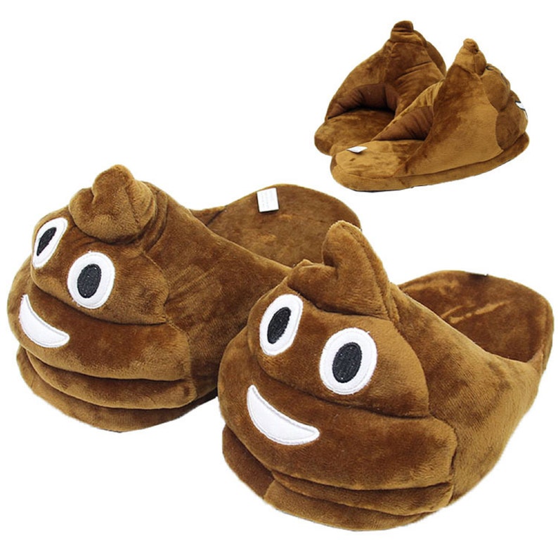 Poop Emoji Slipper Cushion Slides Cute Women's Comfortable Etsy