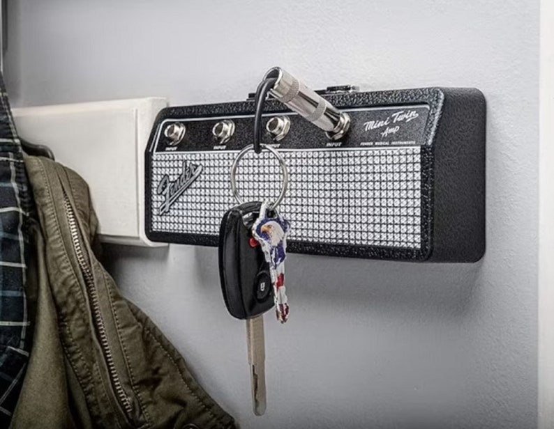 Fender Jack Rack Mini Twin Amp Key Holder Key Rack Keychain Etsy