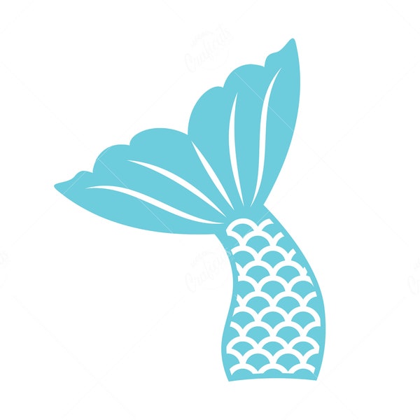 Mermaid Tail Svg Etsy