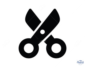 Scissors SVG, Cut Clip art, Instant Digital Download Svg/Png/Dxf/Eps files, for Cricut, Silhouette Cut Files.
