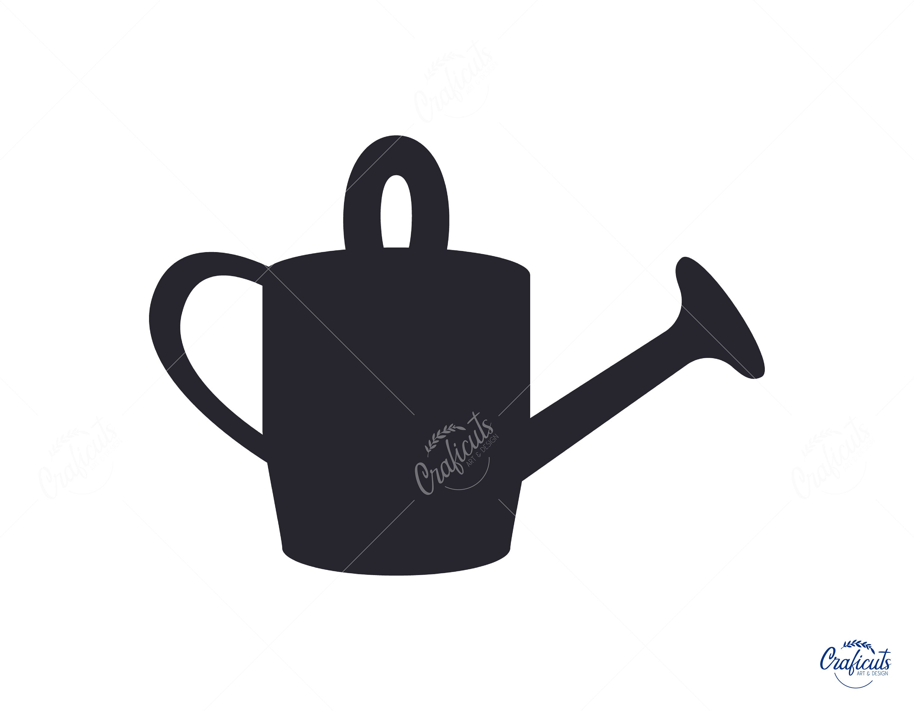 Watering Can SVG Clip Art Instant Digital Download Etsy UK